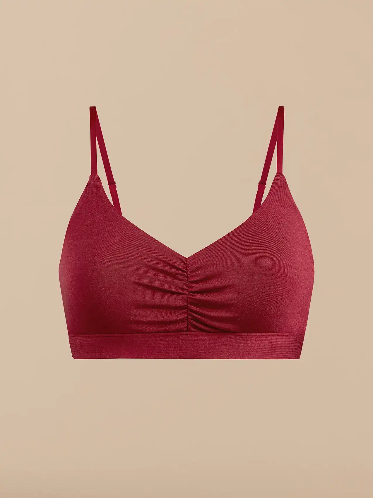 UltraModal™ FeelFree Ruched Bralette | Cabernet/Cabernet