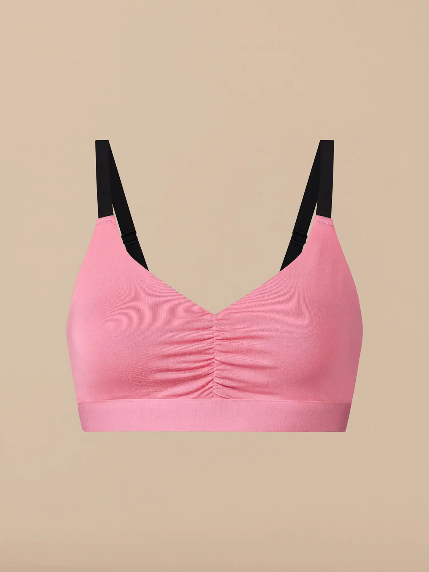 Curvy UltraModal™ FeelFree Ruched Bralette | Pop Pink