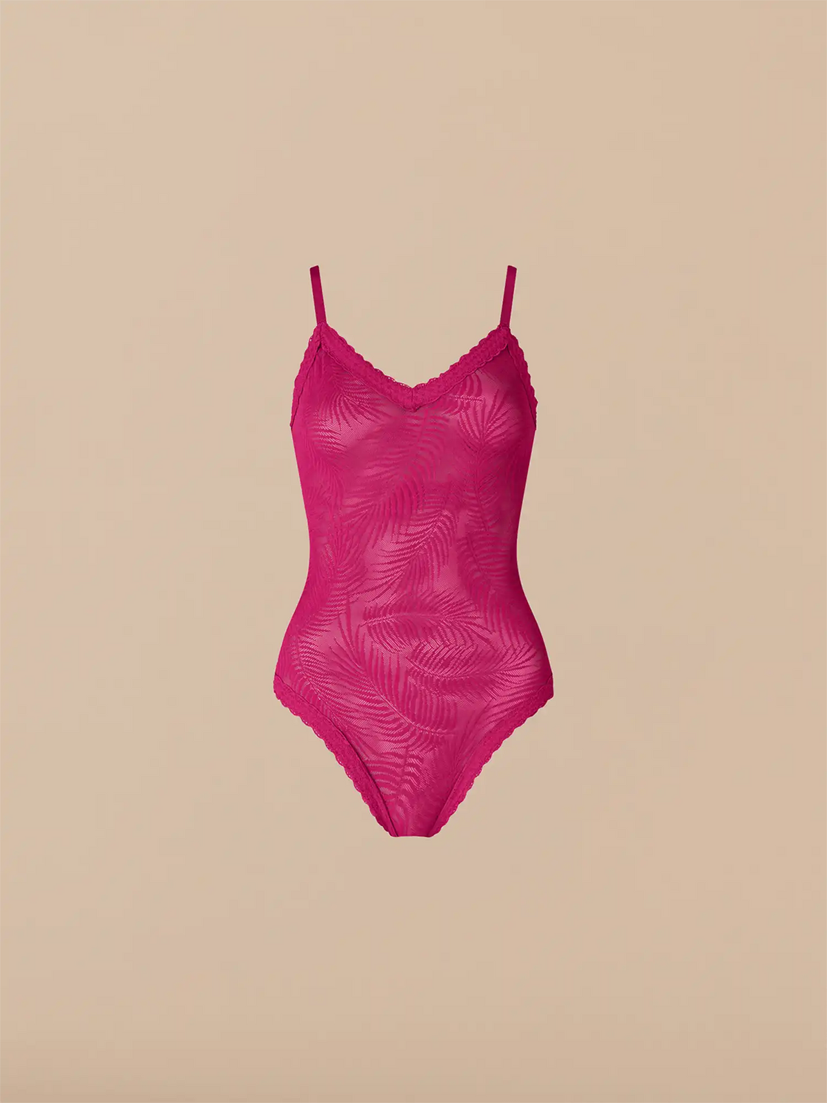 All Over Lace V-Neck Bodysuit | Plum Feather