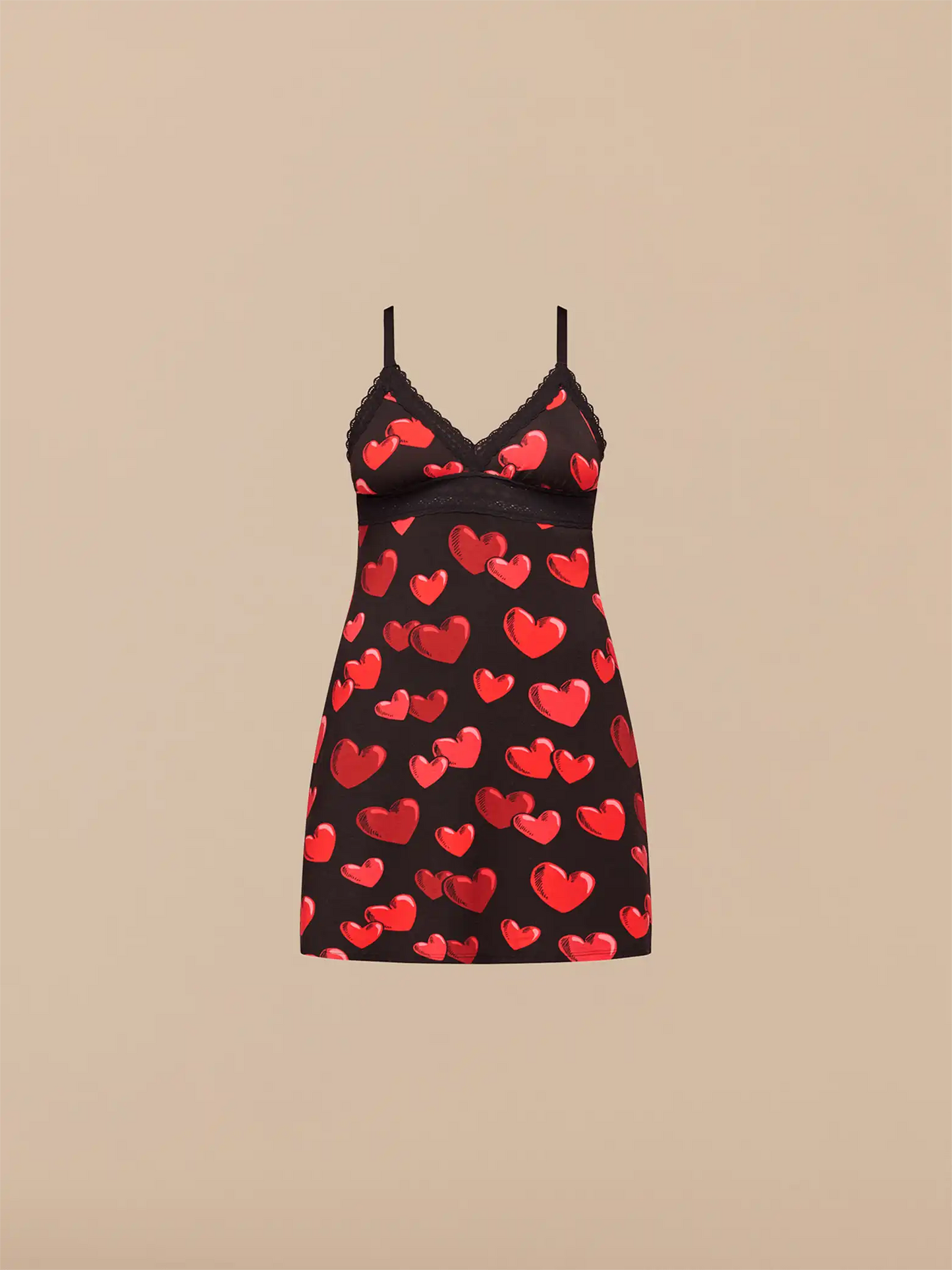 UltraModal™ Lace Chemise | Floating Hearts