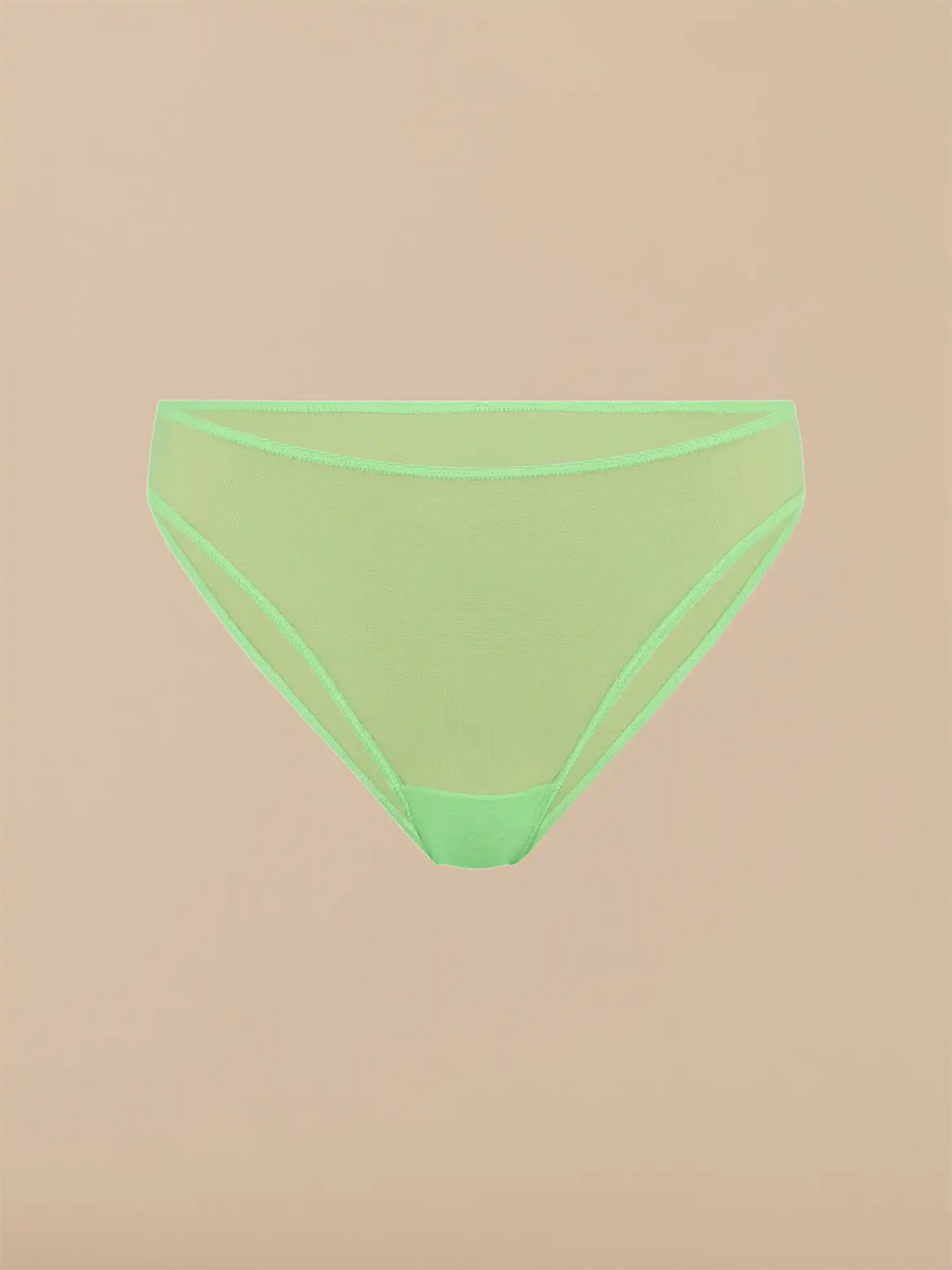 Women's Mesh High Leg Bikini | Summer Green