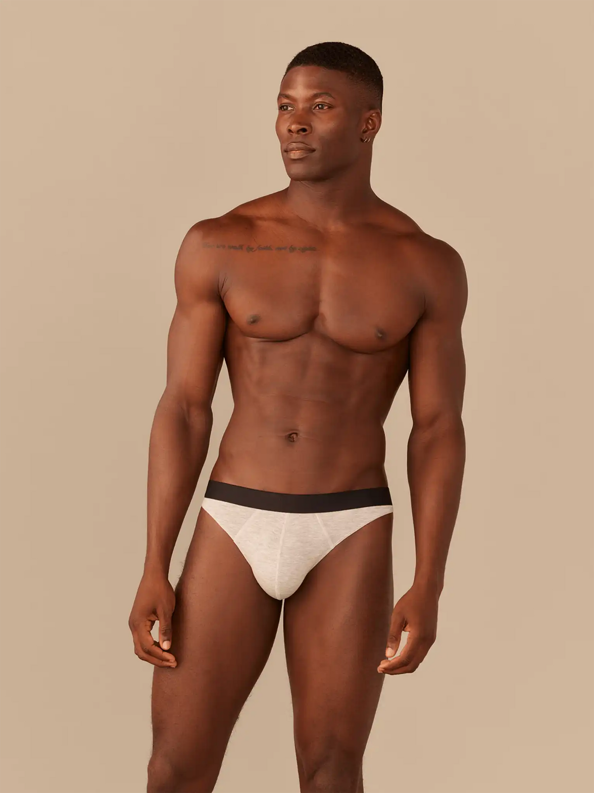 UltraModal™ Core Pouch Front Thong | Heather Grey