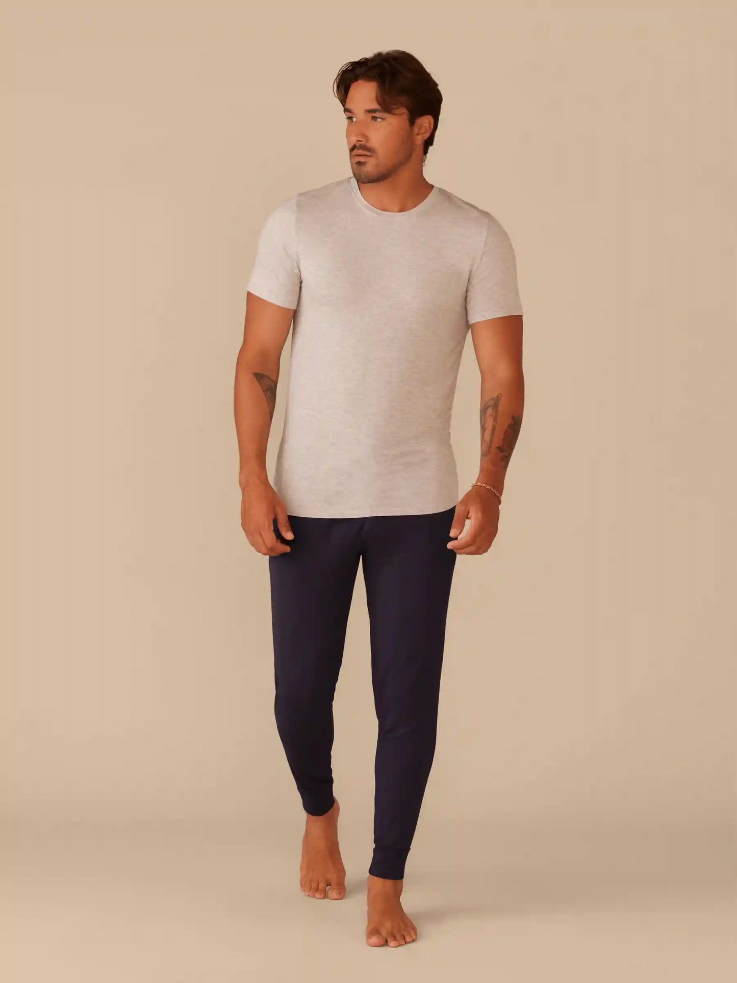 UltraModal™ Lightweight Crew Undershirt | Heather Grey