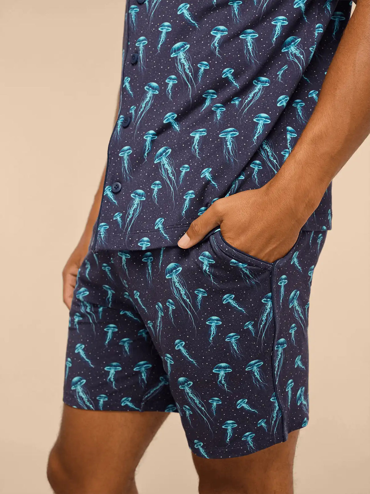UltraModal™ Short Sleeve PJ Set - Men's | Starry Jellies