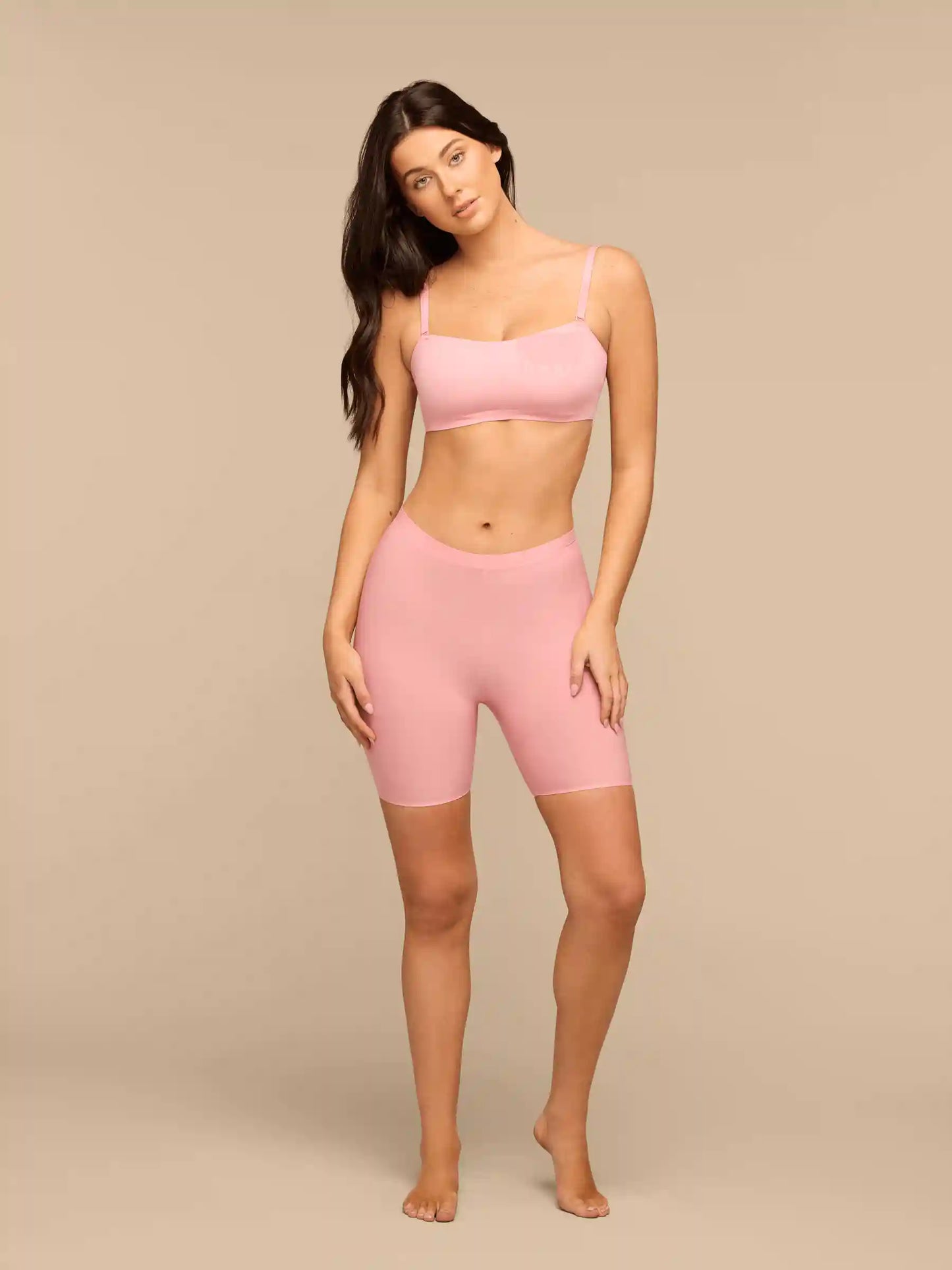 Seamless Bandeau Bralette | Rose