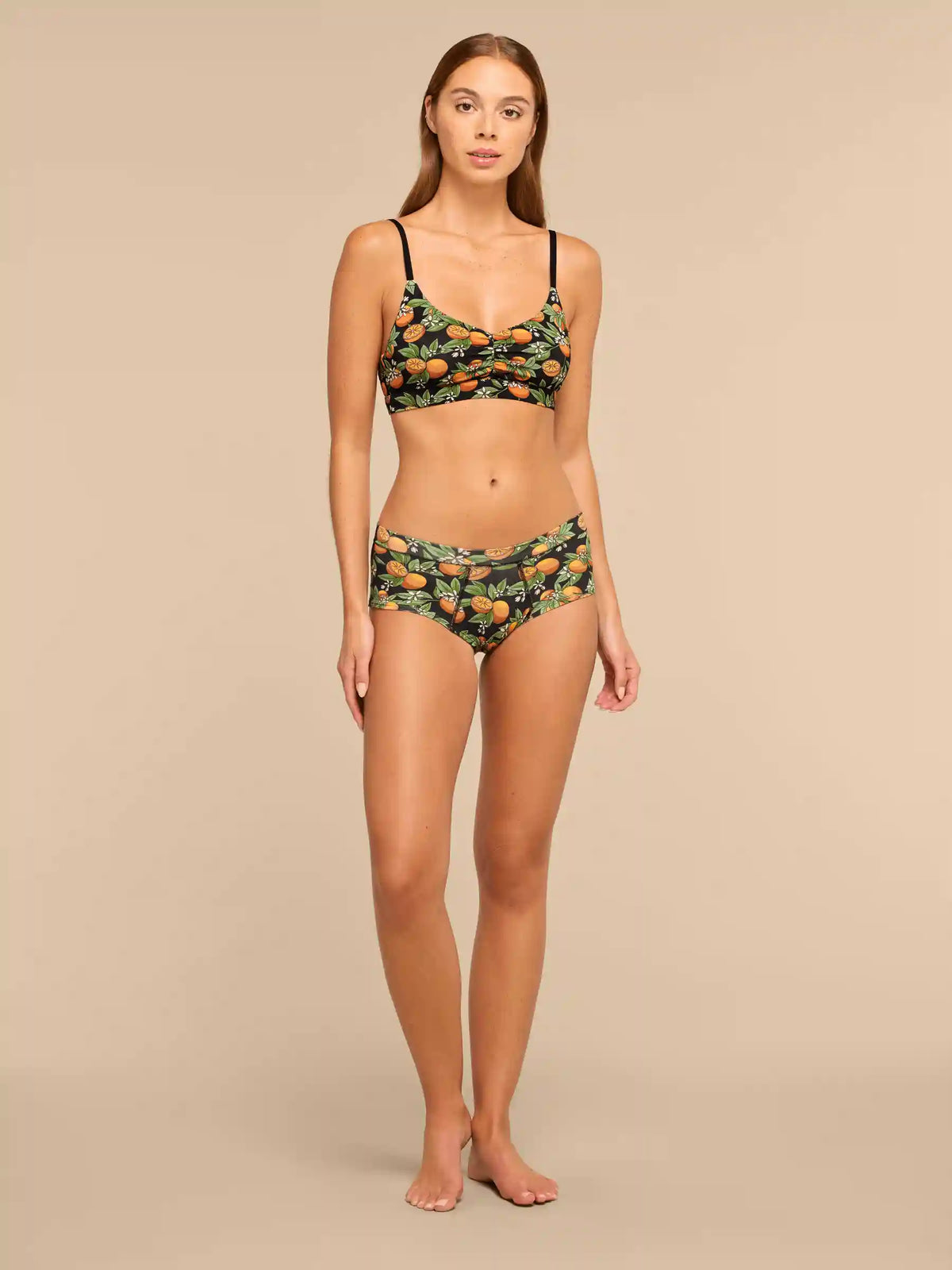 UltraModal™ FeelFree Ruched Bralette | Tangerine Dreams