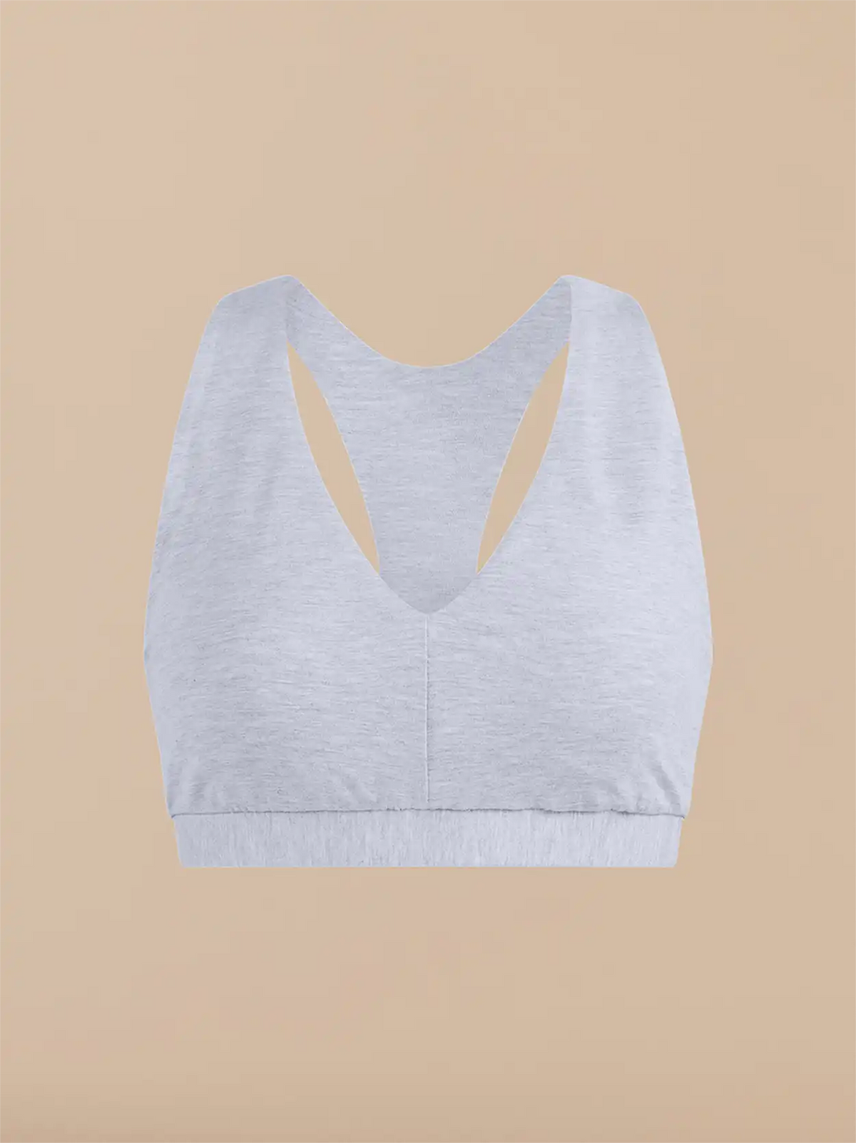 Curvy UltraModal™ FeelFree Racerback Bralette | Heather Grey