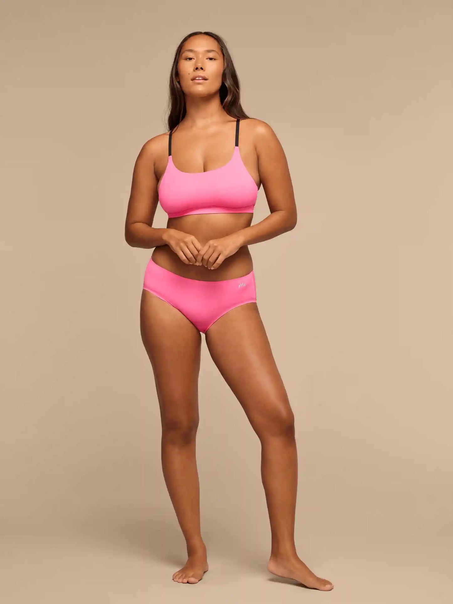 Breathe Racerback Bralette | Knockout Pink