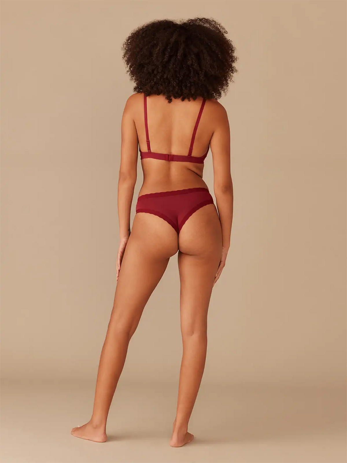 UltraModal™ Lace Tanga | Cabernet