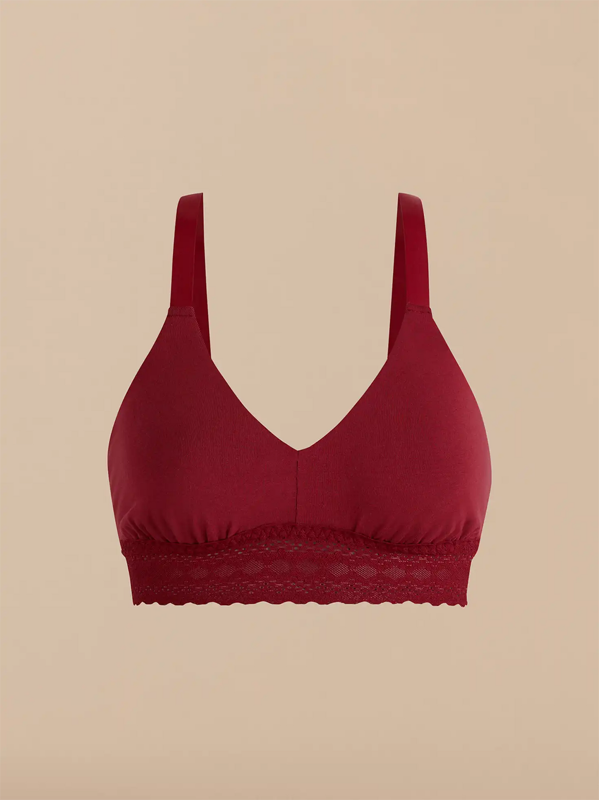 UltraModal™ Lace Longline Bralette | Cabernet