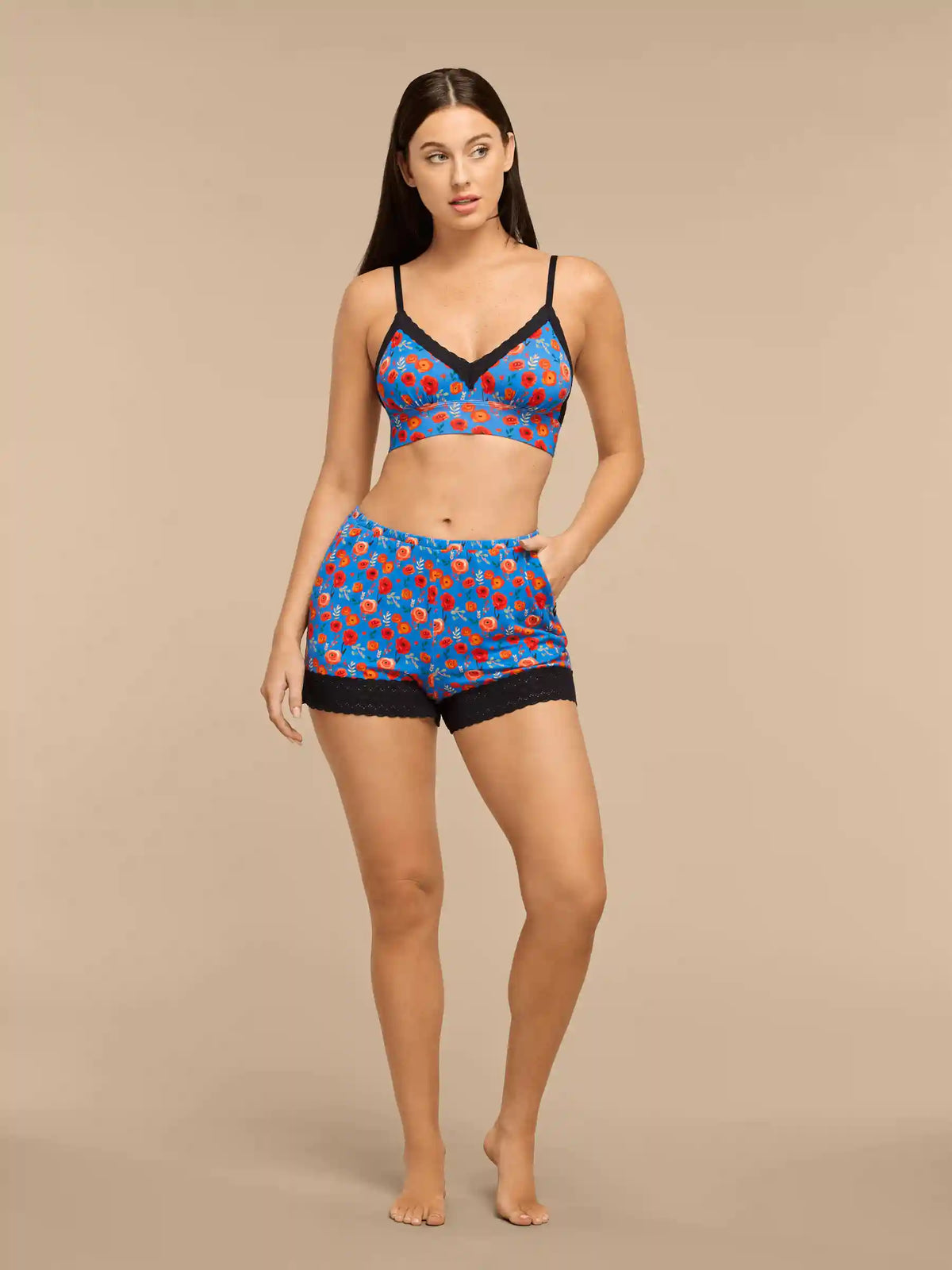UltraModal™ Lace Shorts | Painted Petals