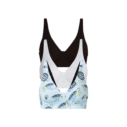 UltraModal™ FeelFree Longline Bralette 3-Pack | Psycheshellic Pack