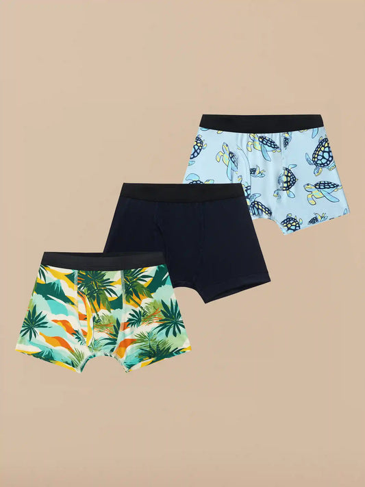 UltraModal™ Kids Core Boys Boxer Brief 3-Pack | Island Pack
