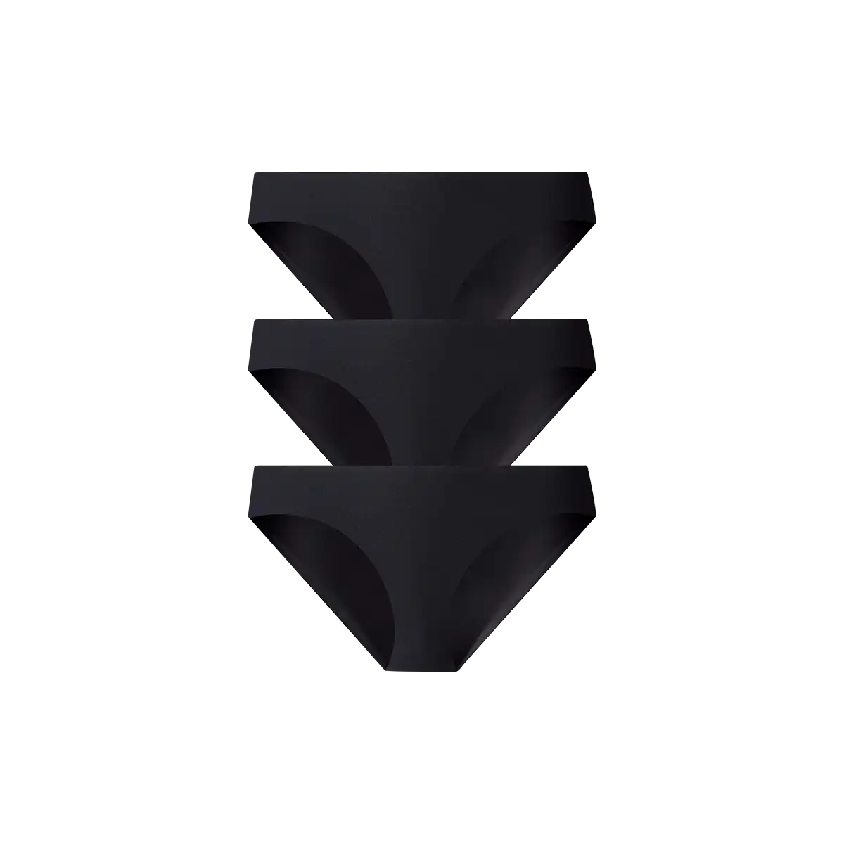 Seamless Bikini 3-Pack | Black Pack