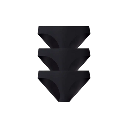 Seamless Bikini 3-Pack | Black Pack