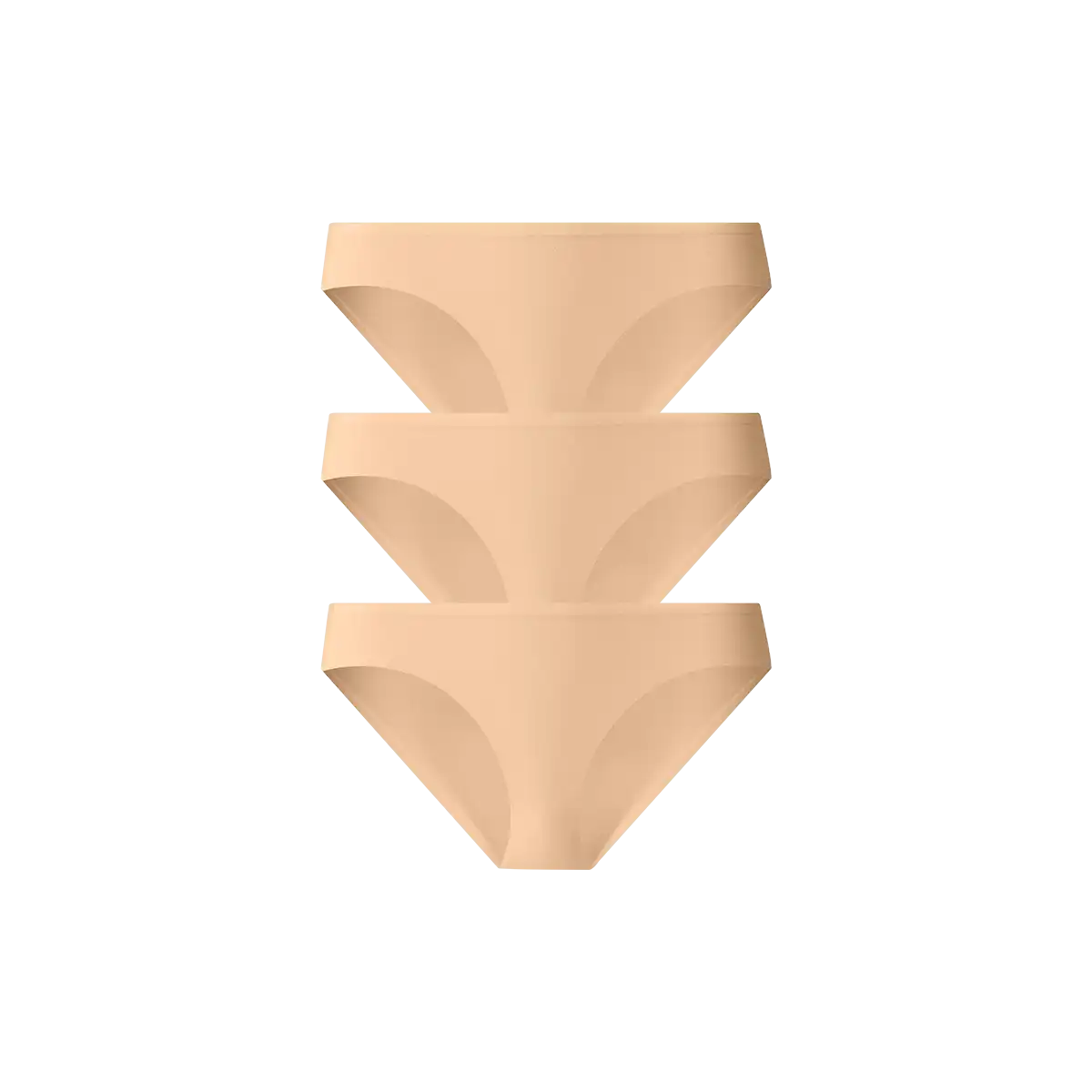 Seamless Bikini 3-Pack | Latte Pack