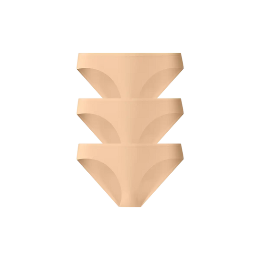 Seamless Bikini 3-Pack | Latte Pack