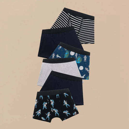 UltraModal™ Kids Core Boys Boxer Brief 6-Pack | Finn Stripe Pack