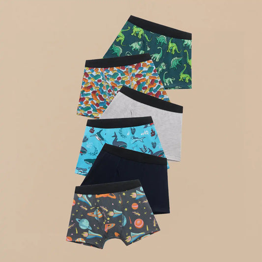 UltraModal™ Kids Core Boys Boxer Brief 6-Pack | George & Friends Pack