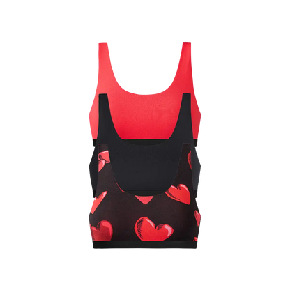 UltraModal™ Core Scoop Bralette 3-Pack | Floating Hearts Pack