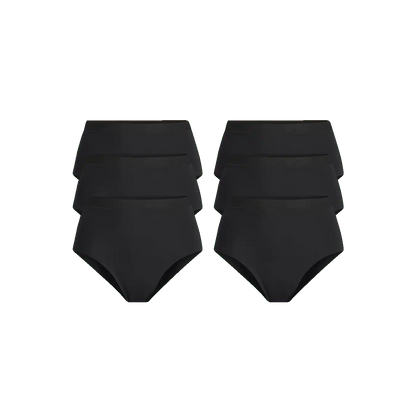UltraModal™ FeelFree High-Waisted Cheeky 6-Pack | Black