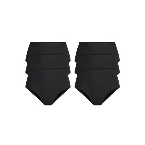 UltraModal™ FeelFree High-Waisted Cheeky 6-Pack | Black