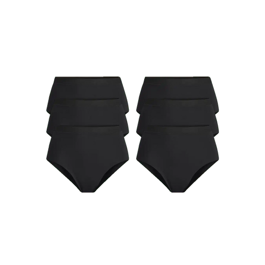 UltraModal™ FeelFree High-Waisted Cheeky 6-Pack | Black
