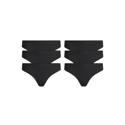UltraModal™ FeelFree Thong 6-Pack | Black