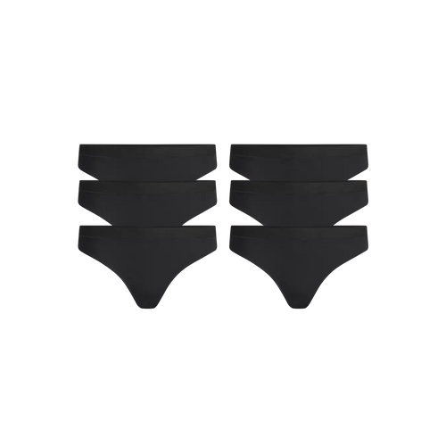 UltraModal™ FeelFree Thong 6-Pack | Black