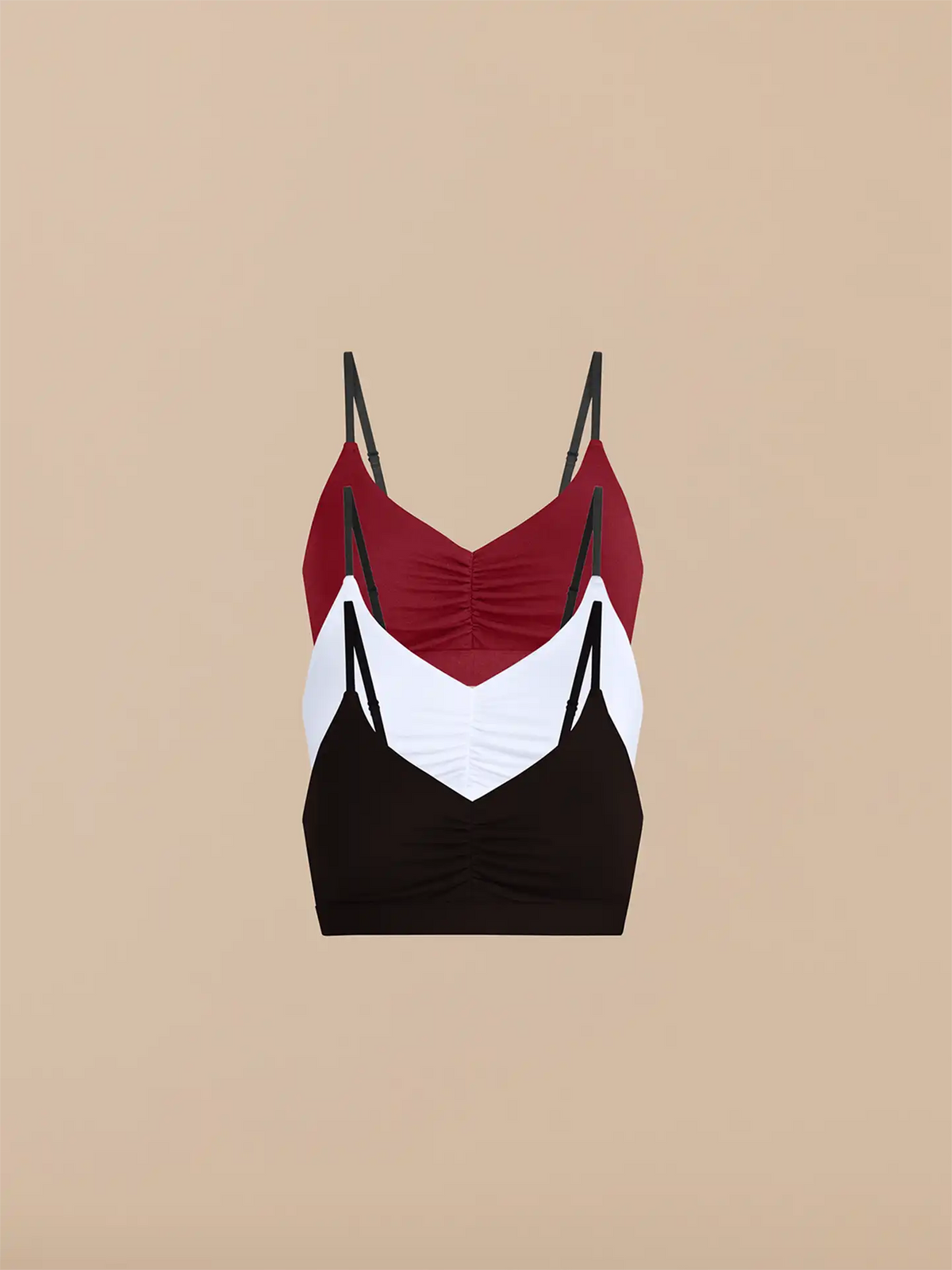 UltraModal™ FeelFree Ruched Bralette 3-Pack | Classic Pack