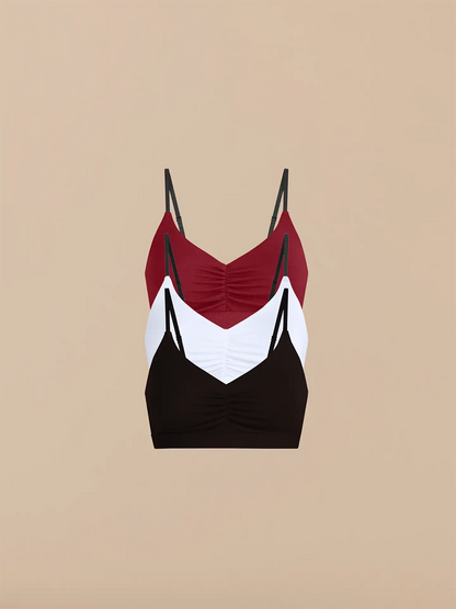 UltraModal™ FeelFree Ruched Bralette 3-Pack | Classic Pack