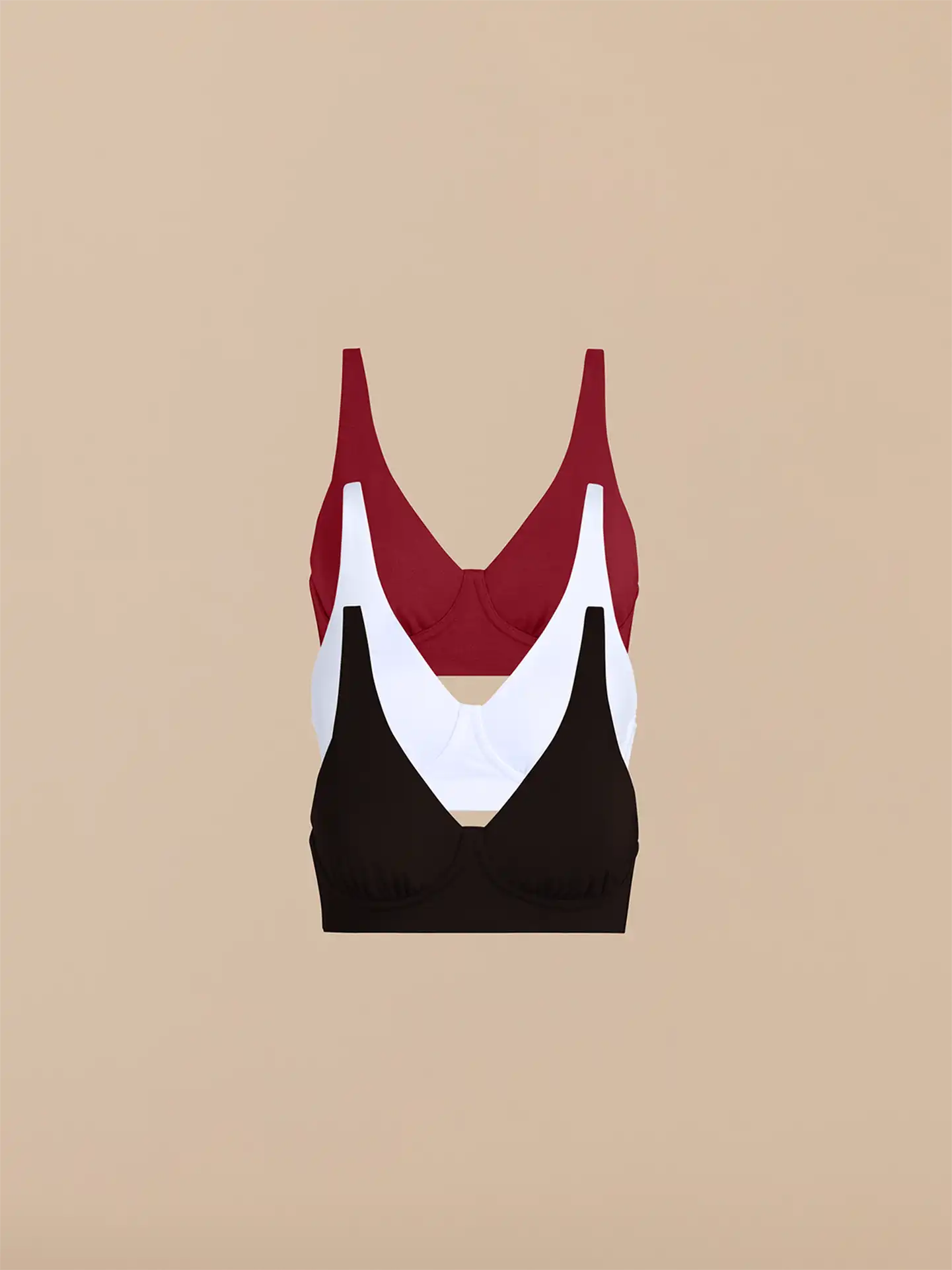 UltraModal™ FeelFree Longline Bralette 3-Pack | Classic Pack