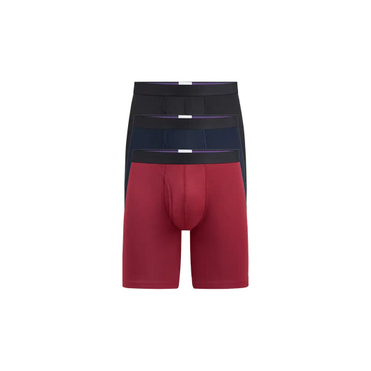 UltraModal™ Core Ball Caddy™ Long Boxer Brief w/ Fly 3-Pack | Classic Pack