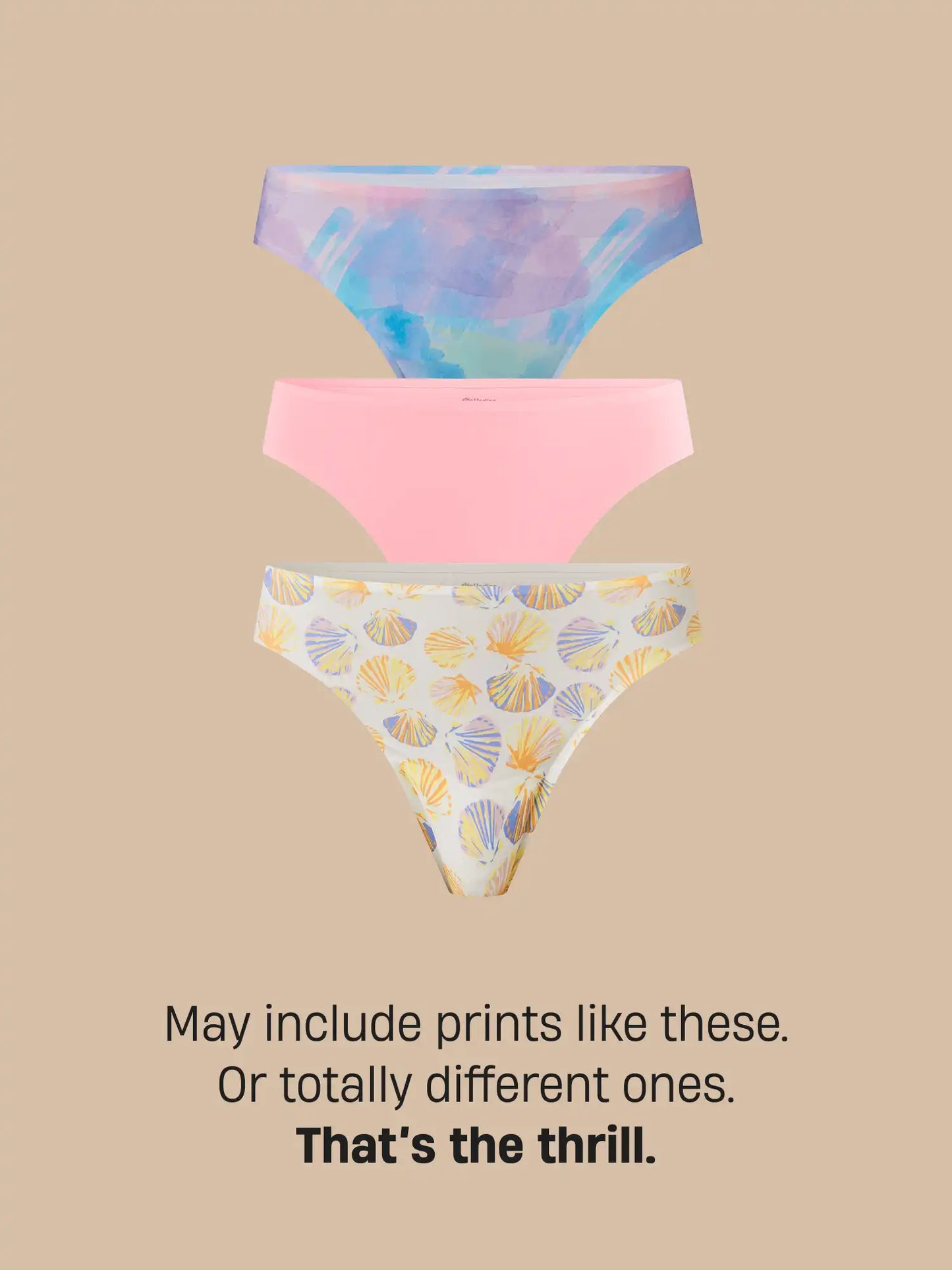 Seamless Thong 6-Pack | It's a Mystery!
