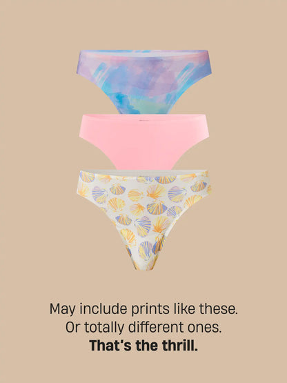 Seamless Thong 6-Pack | It's a Mystery!