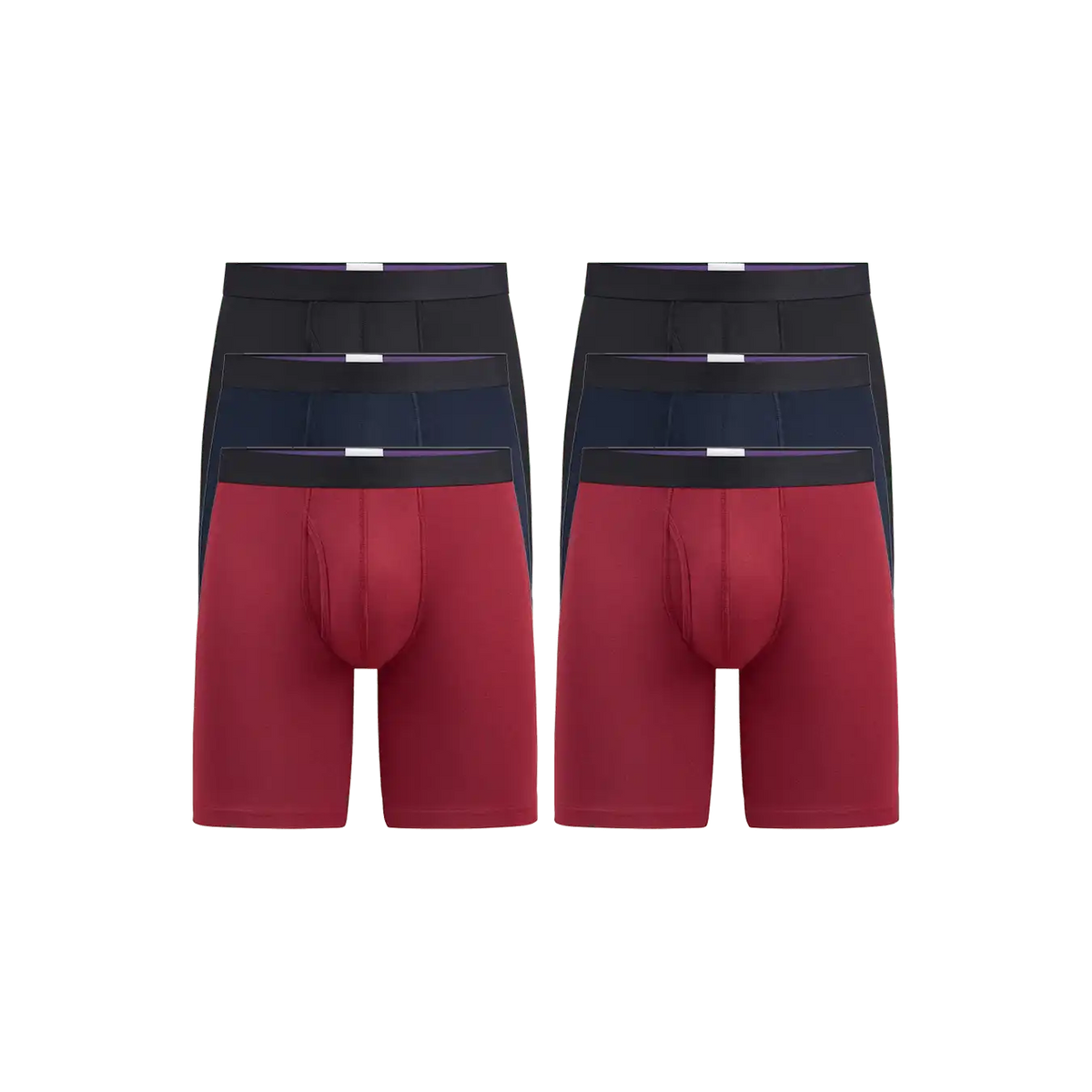 UltraModal™ Core Ball Caddy™ Long Boxer Brief w/ Fly 6-Pack | Classic Pack