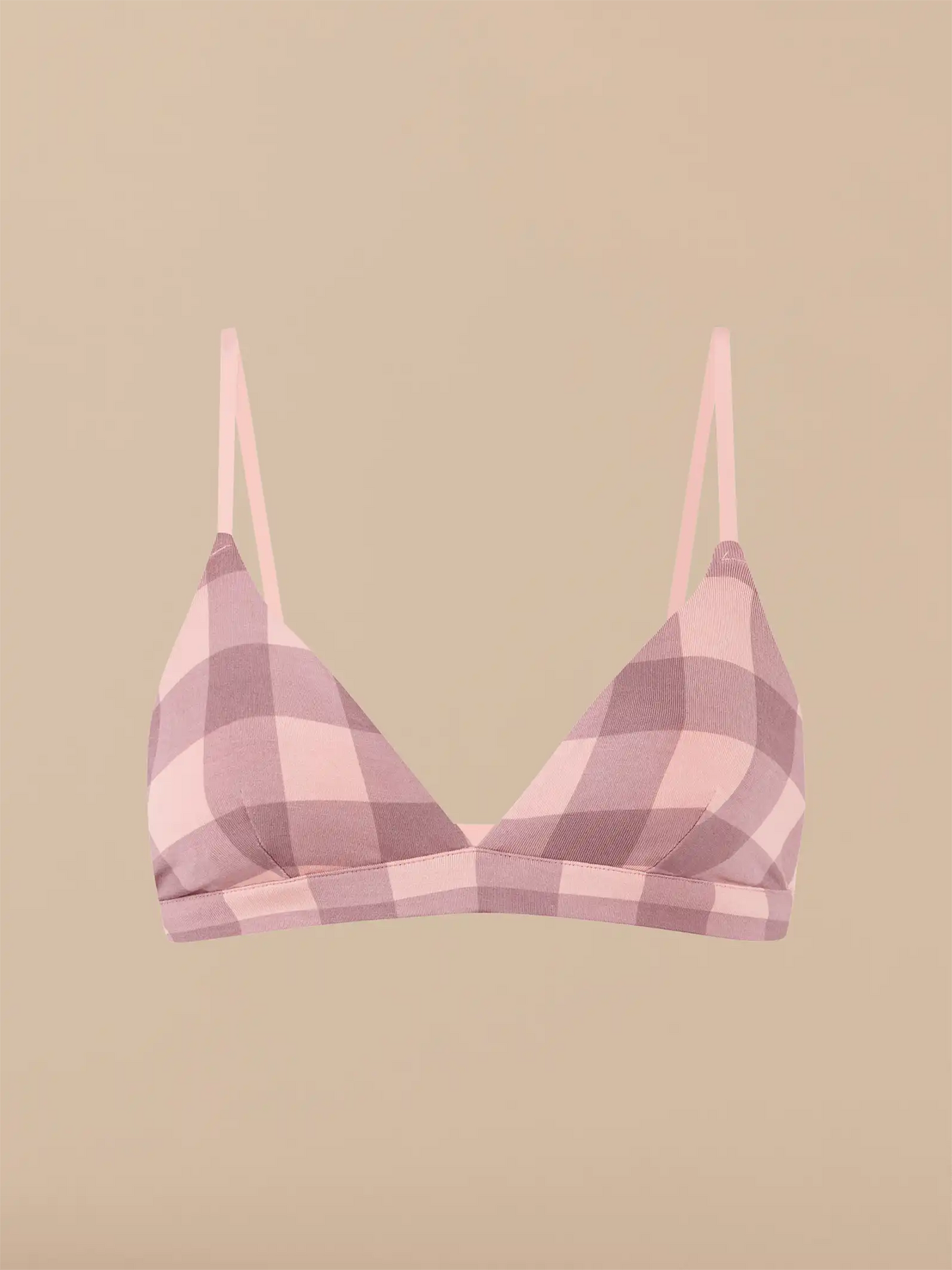 UltraModal™ FeelFree Triangle Bralette | Blush Plaid