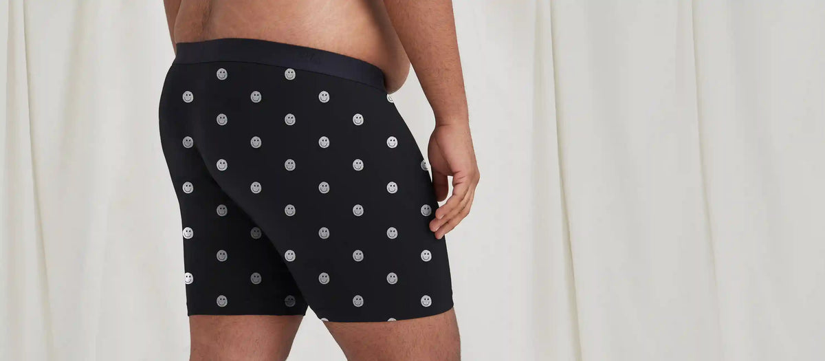 Stretch Cotton Boxer Brief w/ Fly | Smiley