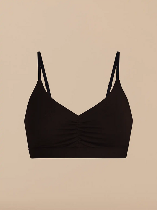 UltraModal™ FeelFree Ruched Bralette | Black