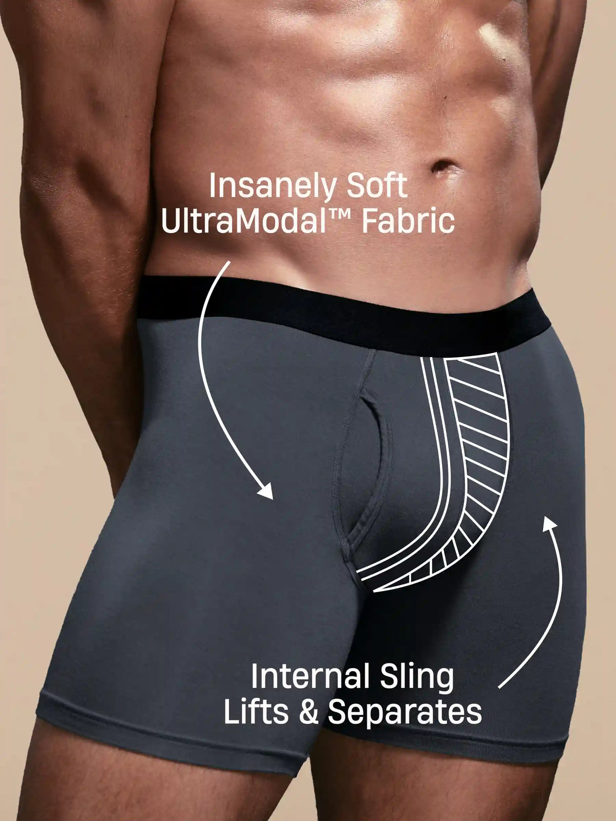 UltraModal™ Core Ball Caddy™ Boxer Brief w/ Fly | Out of This World