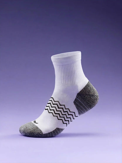 Active Quarter Sock 3-Pack | White Pack