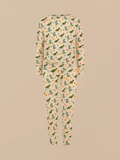UltraModal™ Long Sleeve PJ Set - Kid's | Birthday Roar