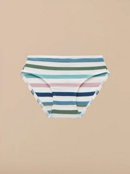 UltraModal™ Kids FeelFree Girls Bikini Brief 6-Pack | Galaxy Stripe Pack