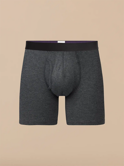 UltraModal™ Core Ball Caddy™ Boxer Brief w/ Fly | Heather Charcoal