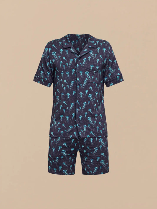 UltraModal™ Short Sleeve PJ Set - Men's | Starry Jellies