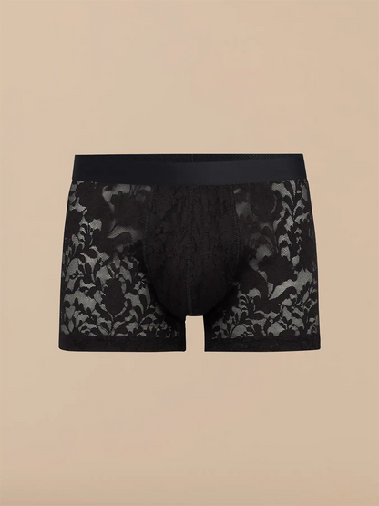 All Over Lace Trunk | Black Floral