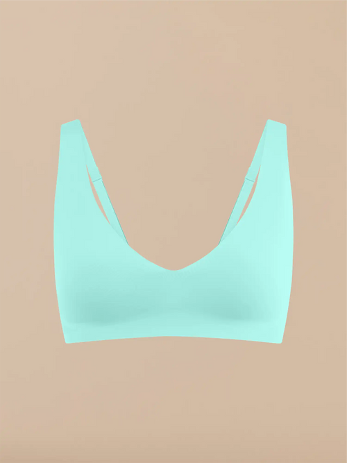 Seamless Plunge Bralette | Caribbean