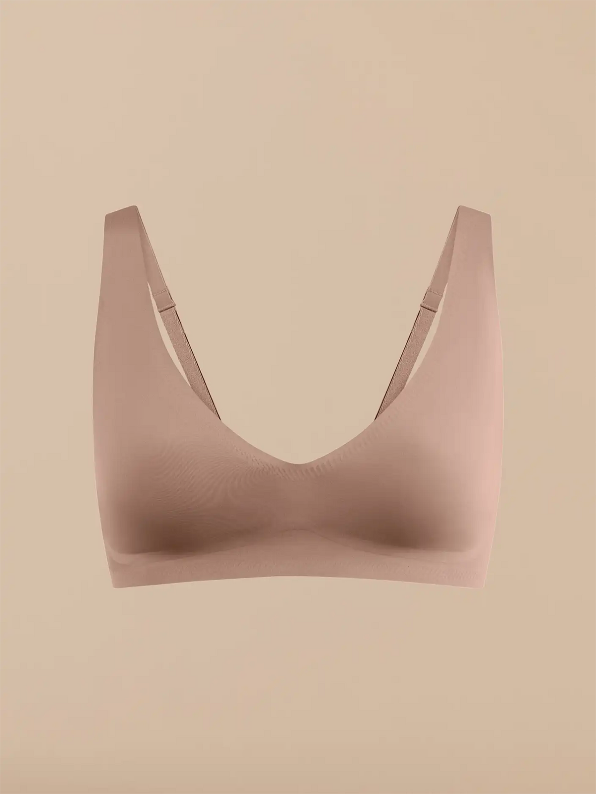 Seamless Plunge Bralette | Cocoa