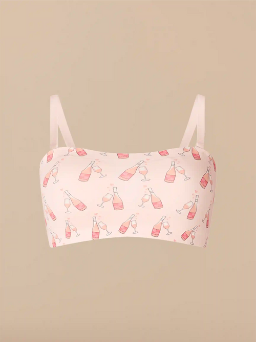 Seamless Bandeau Bralette | Rose All Day