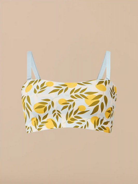 Seamless Bandeau Bralette | Summer Oranges